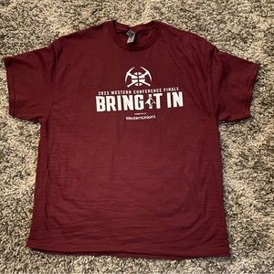 Official NBA, Western Conference Finals, Attendance Denver Nuggets T-shi…